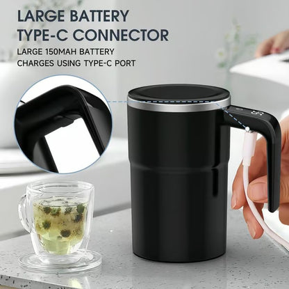 ☕Hot Sale 50% Off✨ Rechargeable Automatic Magnetic Stirring Coffee Mug Set