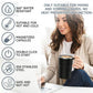 ☕Hot Sale 50% Off✨ Rechargeable Automatic Magnetic Stirring Coffee Mug Set