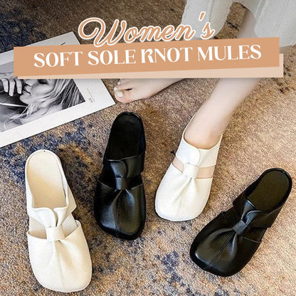 🔥Hot Sale 🔥Women's Soft Sole Knot Mules