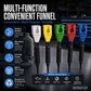 🔧 Flexible Oil Drain Funnel – Bendable Reusable Fluid Transfer Tool for Automotive Maintenance