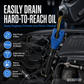 🔧 Flexible Oil Drain Funnel – Bendable Reusable Fluid Transfer Tool for Automotive Maintenance