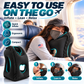 ✈️ Inflatable Ergonomic Hollow-Cutout Travel Pillow – PVC Flocking, Quick Inflate, With Storage Bag ✨