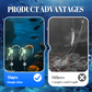 Luminous Live Shrimp Hook Set for Fishing