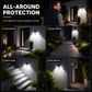 🏠🛡️ IP65 Waterproof & Motion-Activated — Perfect for Gardens, Walls & Pathways 💪
