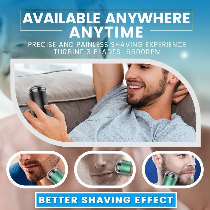 Portable Razor Ad Pocket Size Washable Electric Razor – cactustd