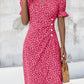 🌷Women's floral v-neck printed dress🍃