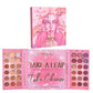 Vibrant Beaded Matte Eyeshadow Highlight Blush Palette