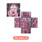 Vibrant Beaded Matte Eyeshadow Highlight Blush Palette