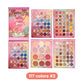 Vibrant Beaded Matte Eyeshadow Highlight Blush Palette