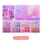 Vibrant Beaded Matte Eyeshadow Highlight Blush Palette