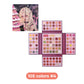 Vibrant Beaded Matte Eyeshadow Highlight Blush Palette