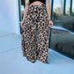 Fashion Leopard Print Loose Wide Leg Pants