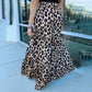 Fashion Leopard Print Loose Wide Leg Pants