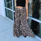 Fashion Leopard Print Loose Wide Leg Pants