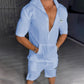 Casual Hooded Sweatshirt 2-Piece Set
