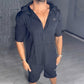 Casual Hooded Sweatshirt 2-Piece Set