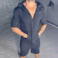 Casual Hooded Sweatshirt 2-Piece Set