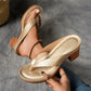 ⏳ Limited time 50% off! 💥Women’s Summer Chunky Heel Flip Flops（The more you buy, the higher the discount）