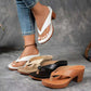 ⏳ Limited time 50% off! 💥Women’s Summer Chunky Heel Flip Flops（The more you buy, the higher the discount）