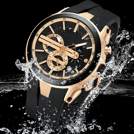 💎Stylish Sports Watch with Luminous Display, Silicone Strap and Waterproof Design