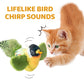 Realistic Chirping Bird Cat Self-Play Toy to Stimulate Hunting Instincts