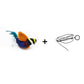 Realistic Chirping Bird Cat Self-Play Toy to Stimulate Hunting Instincts