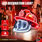 Firefighter Helmet LED Decoration Light