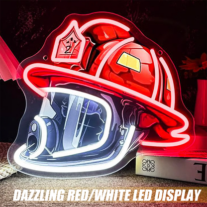 Firefighter Helmet LED Decoration Light