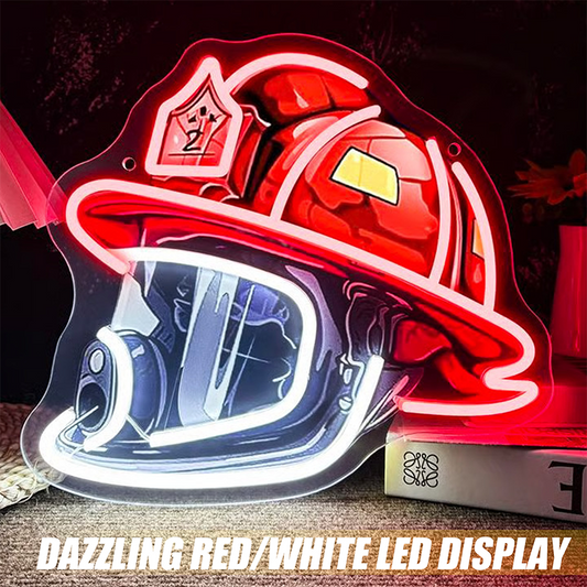 Firefighter Helmet LED Decoration Light