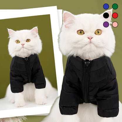 🐶🧥 Warm Jacket with Zipper for Dogs & Cats — Easy On, Easy Off ✨