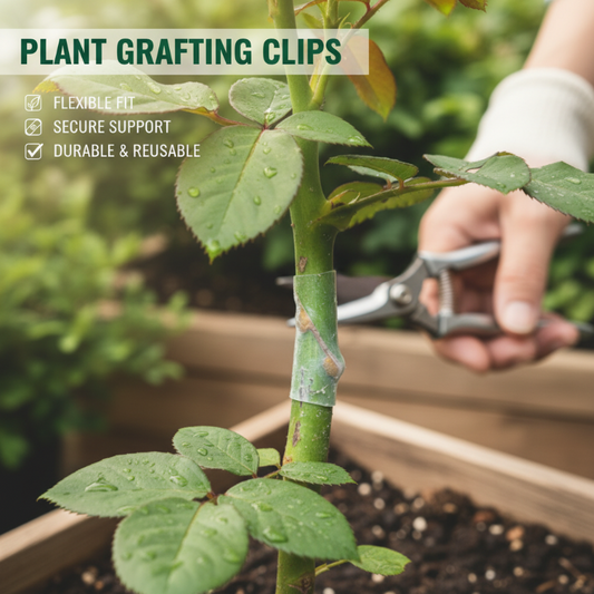 🛠️ Buy 1 Get 1 Free! ✨50pcs Silicone Grafting Sleeves for Fruit Trees