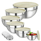 🔥 Special sale 50% off 🔥 6 stainless steel bowls with 3 grater accessories