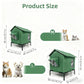 🐱 50% OFF! 🏡 All-Weather Elevated Cat House – Waterproof Oxford & thermal lining ✨