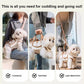 🐾 LIMITED-TIME 50% OFF! 🎒 Portable Breathable Pet Carrier Sling & Backpack – 2-in-1, Padded Strap, Adjustable 🚶
