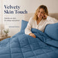 🛏️ Brushed Microfiber Comforter Set: Diamond Quilting, Moisture-Wicking, All-Season, 2 Pillowcases