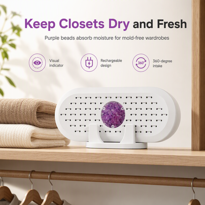 ⏳LAST DAY SALE ONLY $19.99! ✨BUY 2 GET 1 FREE✨Mini Reusable Household Dehumidifier.