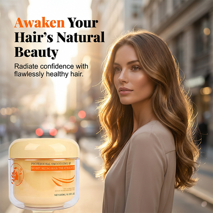 💛 LIMITED-TIME 50% OFF! ✨ Smoothing & Moisturising Hair Mask – Deep Repair, Anti-Frizz, Salon Glow 🛁