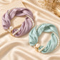 📿 50% off 🧣 Pearl Scarf Necklace – Timeless Elegance, Adjustable Bow & Piercing-Free Jewellery 🤍