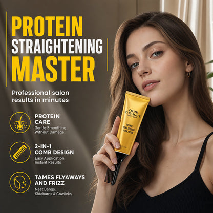 🎉 Up to 50% OFF! Protein Styling Cream with Comb — Limited-Time Offer ⏰🔥