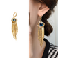 ⏳Limited-time 50% off⏰Elegant bow-shaped earrings with zircon and long dangles👂🎆📿