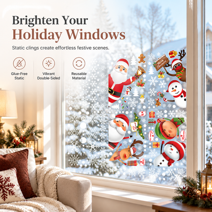 🎉 Up to 50% OFF! Christmas Window Clings — Limited-Time Offer ⏰🔥