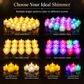🕯️✨ 24 Pack LED Flameless Tea Light Candles — Realistic Flickering Glow 🔥