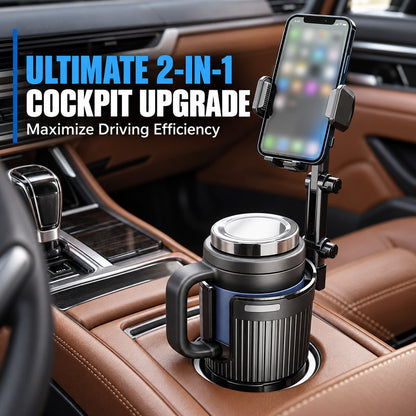 🎉 Up to 50% OFF! 2-in-1 Cup Holder & Phone Mount — Limited-Time Offer ⏰🔥