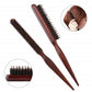 📢📢 50% OFF💁 Bristle Styling Brush – Wooden Rat-Tail Handle for Precise Parting, Smoothing & Root Volume