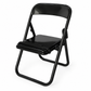 Cute Chair Shaped Cell Phone Stand Creative Desktop Holder and Decorative Ornament for Dormitory