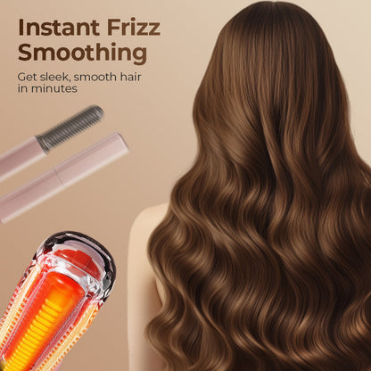 👩Shape hair in 3 seconds! Create gorgeous hairstyles anytime anywhere. 💁Portable Wireless Mini Bang Styling Comb