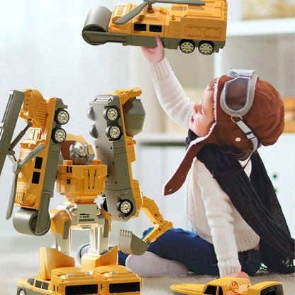 🚗🧲 Magnetic Transform Engineering Car Toys — Build, Transform & Play! 🛠️